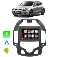 Kit Central Multimidia Android Auto Carplay I30 2009 2010 2011 2012 7"