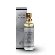 Perfume Silver Amakha Paris 15Ml Excelente Para Bolso Men, 15 ml