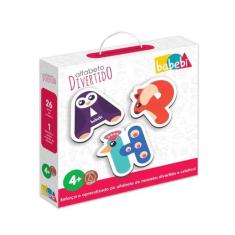 Brinquedo Educativo Alfabeto Divertido - Babebi