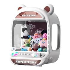 Mini Máquina De Pegar Ursinhos Branca, Máquina De Pegar Bichinhos De Pelúcia, Máquina De Garra Infantil, Mini Máquina De Pegar Pelúcia Com Luzes, Máquina De Pegar Ursinhos De Brinquedo
