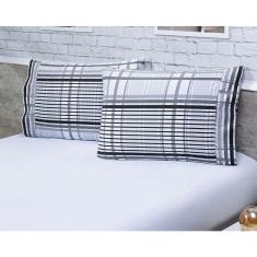 Jogo Lençol Solteiro 2 Peças 1,90X0,90X40Cm 180 Fios Branco