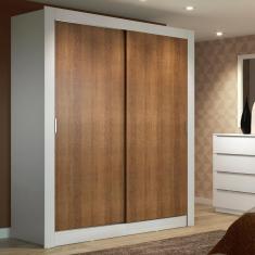 Guarda-Roupa Solteiro Dallas 2 Portas de Correr Madesa