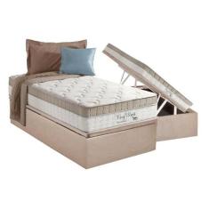 Cama Box Baú Solteiro: Colchão Molas Ensacadas Anjos MasterPocket King