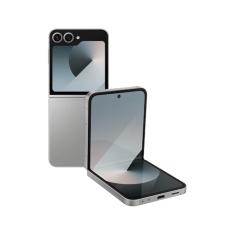 Samsung Celular Galaxy Z Flip6 5G, 256GB, 12GB RAM, Tela 6.7", Câm. Dupla + Selfie 50MP, Galaxy AI - Cinza