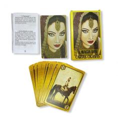 Tarot Magia das Cartas Ciganas 36 Cartas E Manual