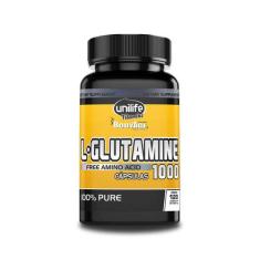 L-Glutamina 100% Pura 120 Cápsulas Unilife