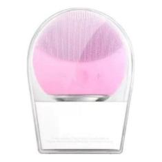 Esponja De Limpeza Facial Elétrica Rosa Oval