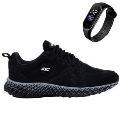 Tênis Feminino Para Academia Caminhada Corrida Macia e Leve + Relógio-Feminino