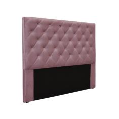 Cabeceira Cama Box Queen 160 cm Tania Veludo Uva S04 - D`Rossi