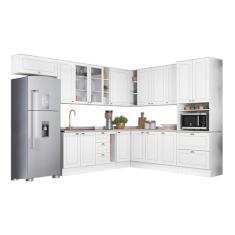 Cozinha Modulada Americana com 15 Peças Branco Hp - Henn