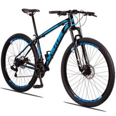 Bicicleta Aro 29 Spaceline Vega Alumínio 24v Freio a Disco Supensão MTB