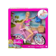 Boneca Barbie Passeio de Bicicleta com Acessórios - Mattel, Colorido, 