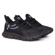 Tênis Masculino B-Max Esportivo Leve e Macio - Oldsen, Preto, 38