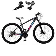 Bicicleta Aro 29 KSW XLT 100 21 VELOCIDADES ALUMINIO MTB C/ Câmbios SH