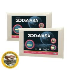 Kit Travesseiro Nasa 50x70 Antialérgico e Confortável Duoflex - Traves