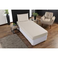 Jogo de lençol Solteiro 400 fios 3pç ponto palito - SAFIRA ENXOVAIS, B