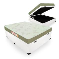 Cama Box Com Baú Viúva + Colchão De Espuma D33 - Castor - Sleep Max 128x188x60cm