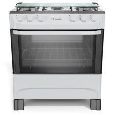 Fogão Mueller 5 Bocas Branco Acendimento Manual Mfi5ba