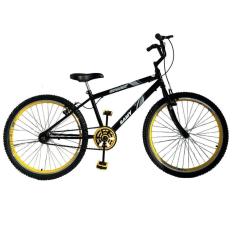 Bicicleta Aro 26 Masculina Rebaixada Rodas Alumínio Aero Reforçado Freios V Brake-Masculino