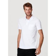 Camisa Polo Hering Básica Regular Com Bolso Frontal Masculina-Masculino