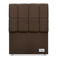 Cabeceira Piave Linho Marrom Solteiro (12x90x125) - Ortobom