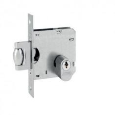 Fechadura 1005 Pivotante Roseta Redonda Inox Stam