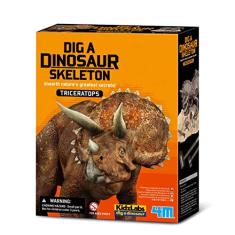 Kidz Labs 4M Kit de Escavação Dinossauro Tricerátopo, Multicolorido