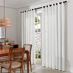 Cortina Para Sala/Quarto Oxford 400x250 com ilhóses