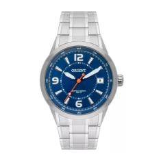 Relógio Orient Analógico em Aço Prata 10 ATM MBSS1269