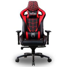 Cadeira Gamer Dazz Marvel Homem Aranha Black Encosto Reclinável Construção Em Aço 62000048