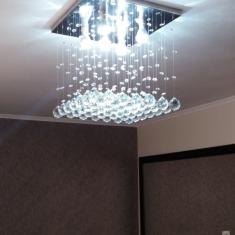 Lustre De Cristal Para Sala De Jantar / Estar Com 30cm De Alt