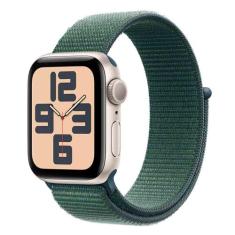 Apple Watch SE (GPS, 40 mm) Caixa de Alumínio Estelar Pulseira Loop Es