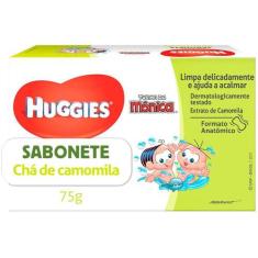 Sabonete Infantil em Barra Huggies Chá de Camomila - 75g, 1, 75g