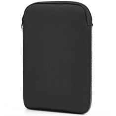 Case Universal Soft Shell Para Tablet 7" TopGet, Preto e Cinza