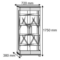 Cristaleira Cristal Nature - Imcal