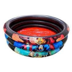 Piscina Inflável Infantil Criança Personagens 100 Litros - Etitoys, Vi