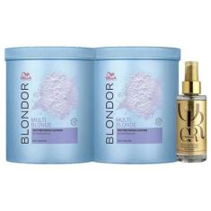 Kit Wella Pó Descolorante 800g e Oil Reflection 100ml - Wella Professi