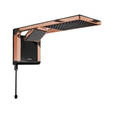 Chuveiro de Parede Elétrico Acqua Duo Preto/Rosê Gold 220v - Lorenzett
