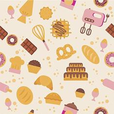 Papel de Parede Confeitaria