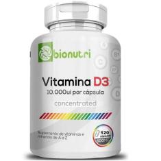 Vitamina D Bionutri - 10.000Ui - Ultra Concentrad - (120 Capsulas)