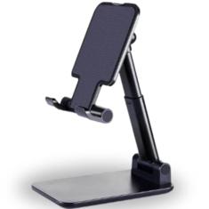 Suporte Plástico De Mesa Compatível com iPad iPhone Celular Tablet Ajustável Dobrável Resistente Universal