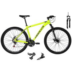 Bicicleta Aro 29 Absolute Nero 4 Alumínio 24v Câmbios Shimano Suspensão com Trava no Ombro-Unissex