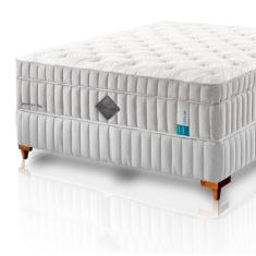 Colchão De Látex Qgel Com Cobre Box King 193x203cm