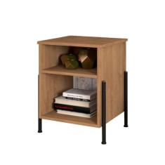 Mesa De Cabeceira Viena New Com 2 Prateleiras Para Quarto - Artefamol,