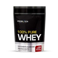 Probiótica 100% Pure Whey Refil Morango 825 G