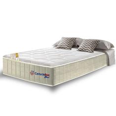 Colchão Solteiro com Molas Ensacadas Cama inBox Cloud Bege 88x188x28