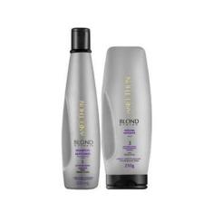 Shampoo Matizante E Máscara Blond System Aneethun