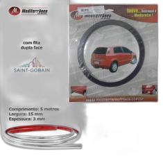 Friso Lateral Cromado Universal Flexivel 15Mm 5 Metros - Mediterraneo