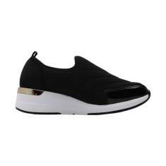 Tênis Modare Casual Feminino Slip On Confortável Preto