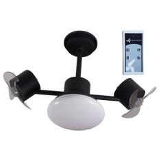 Ventilador De Teto Treviso Infinit Plus Preto controle, Bivolt